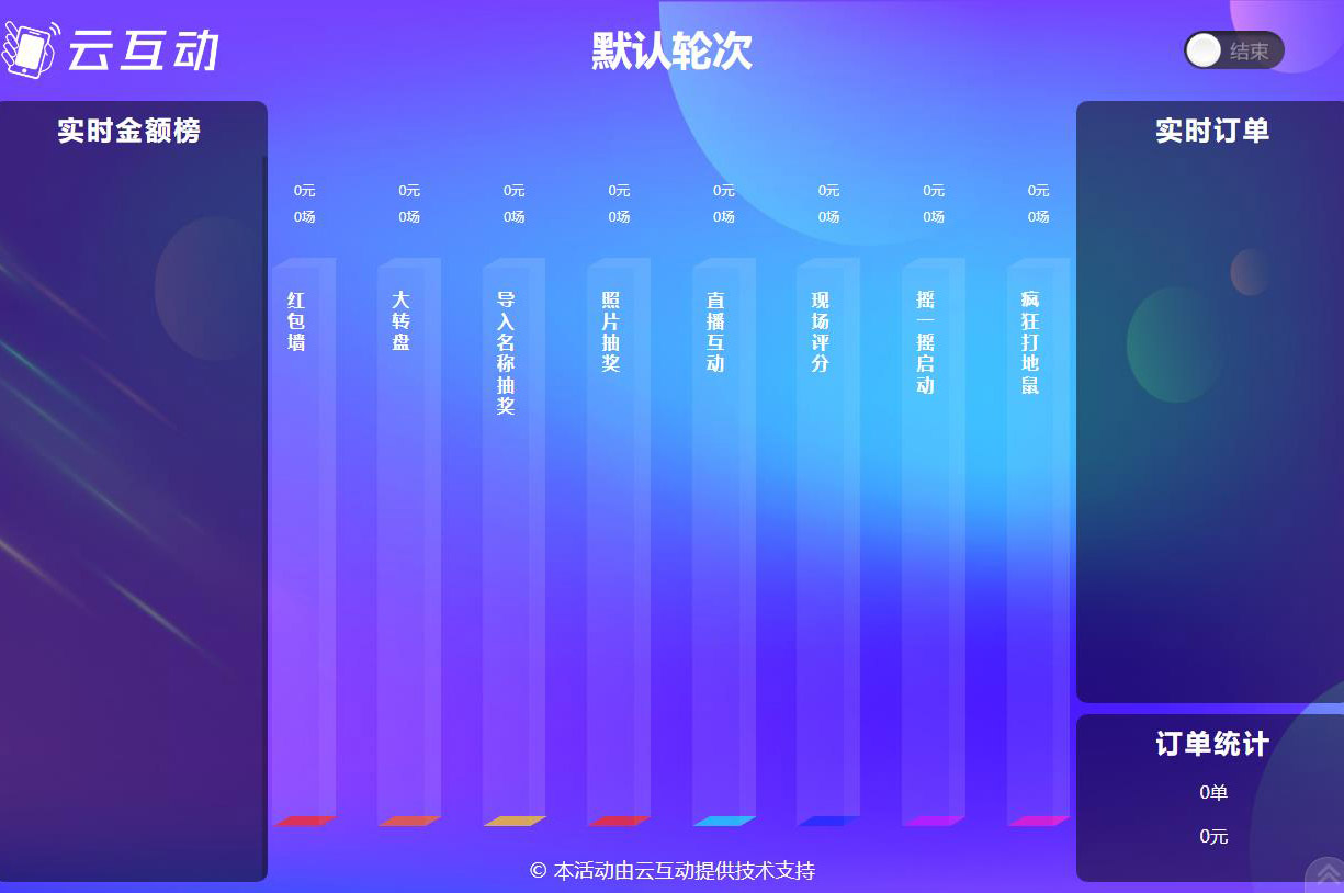 訂貨新模式的大屏幕訂貨會(huì)后臺(tái)怎么設(shè)置？