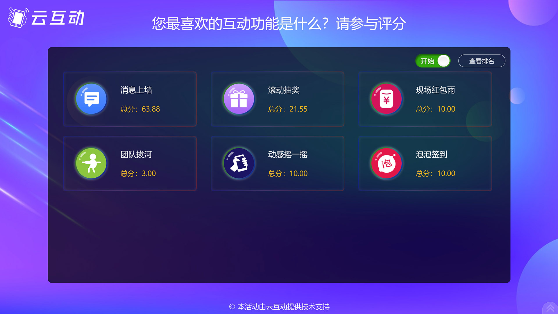 云互動系統(tǒng)的評委實時評分功能有什么優(yōu)勢和特點？